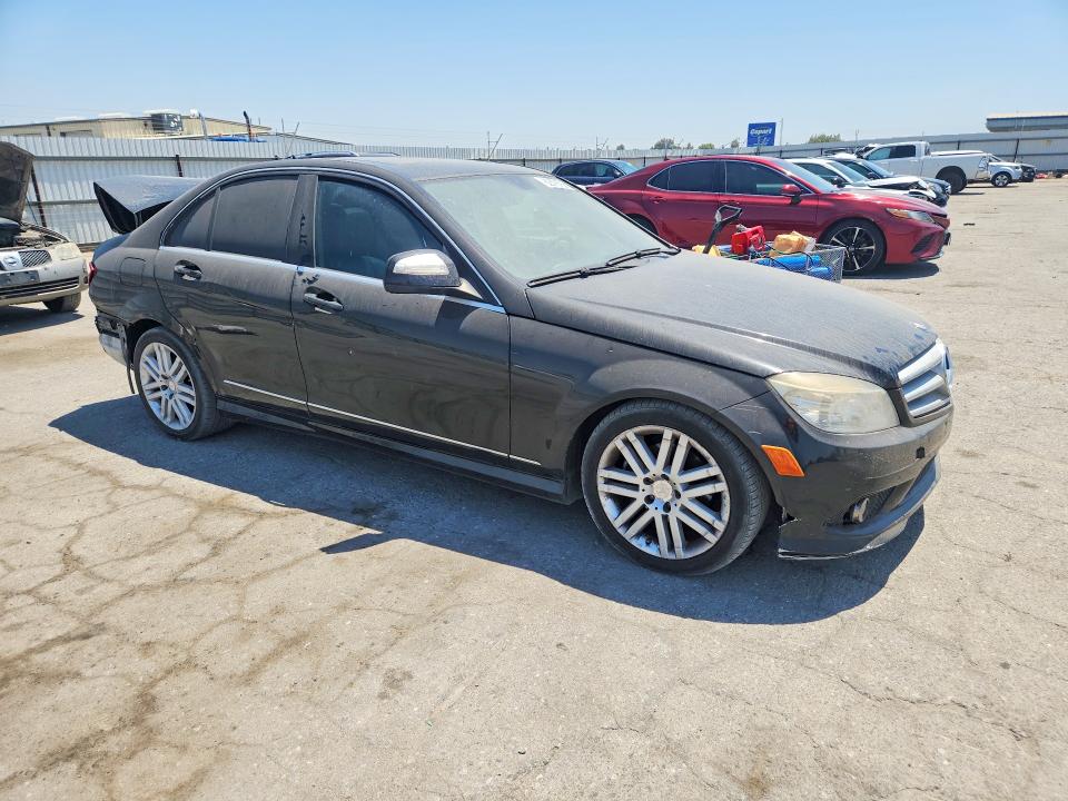 2009 Mercedes-benz C class VIN WDDGF54X89R057904 COPART salvage auction — REAR END, CA - SALVAGE CERTIFICATE, sold $275 on 2026-08-14 (photo 4)