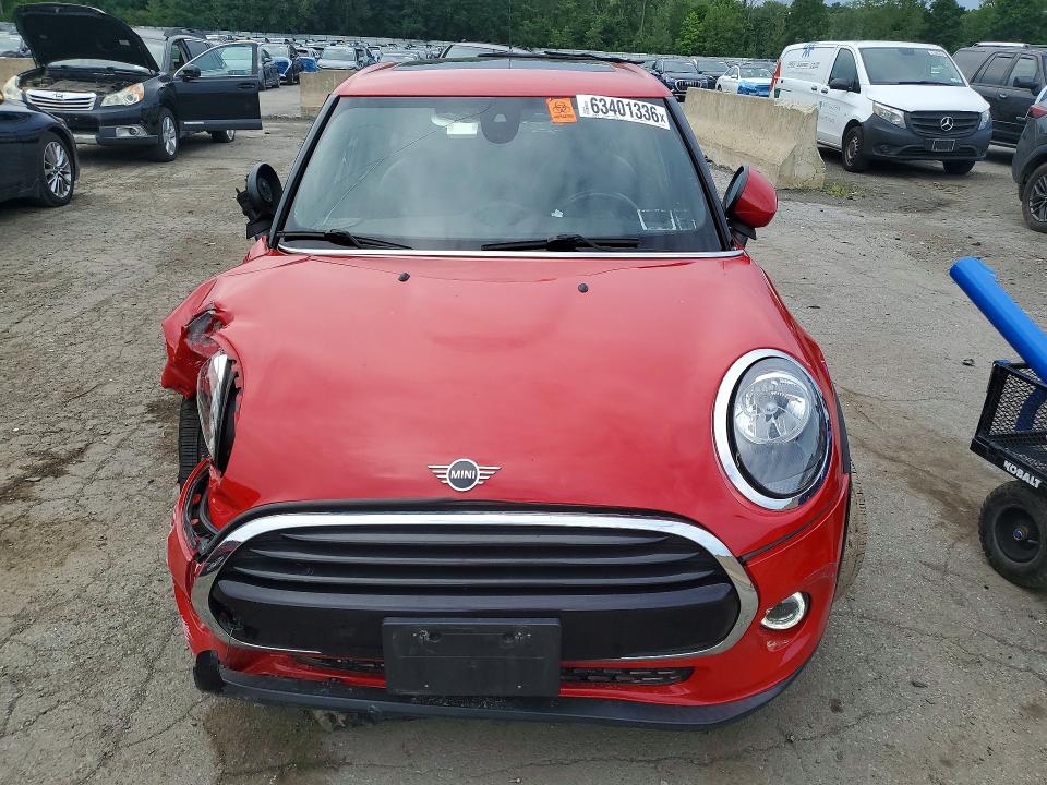 2021 Mini Cooper VIN WMWXU7C01M2N03437 COPART salvage auction — FRONT END, Ny - Mv-907A Salvage Certificate, sold $2,350 on 2026-08-13 (photo 5)