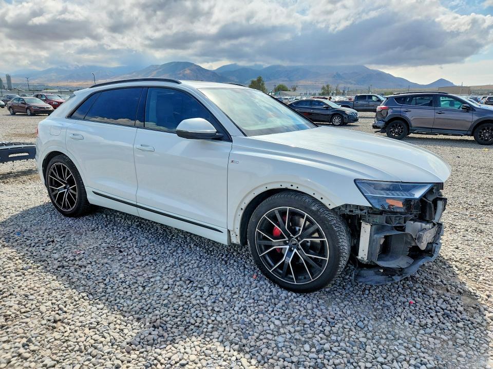 2019 Audi Q8 VIN WA1EVAF14KD036700 COPART salvage auction — FRONT END, Ut - Salvage Certificate, sold $14,300 on 2026-09-04 (photo 4)