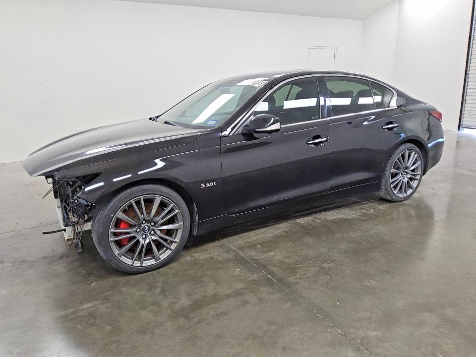 2018 Infiniti Q50 VIN JN1FV7AP7JM461502 — COPART salvage auction photo