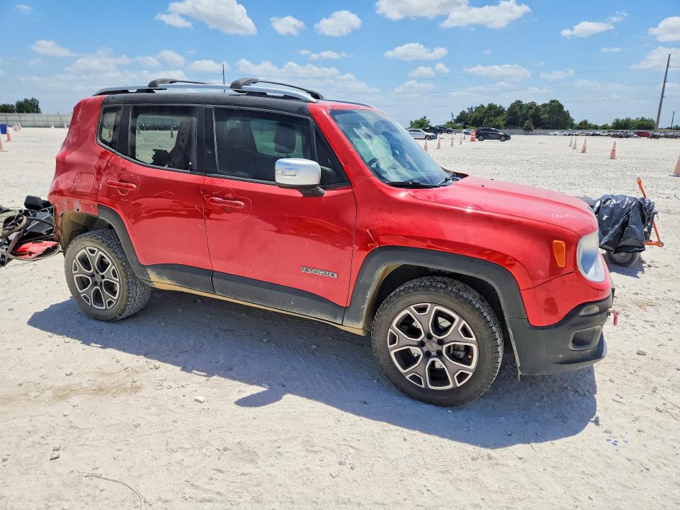2015 Jeep Renegade VIN ZACCJBDT6FPB32645 COPART salvage auction — REAR END, Salvage Title, sold $1,600 on 2026-08-20 (photo 4)