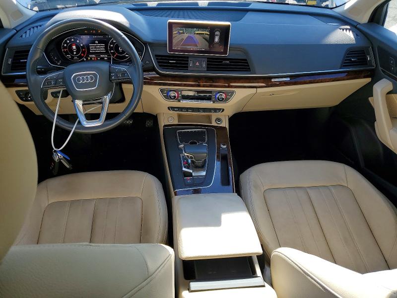 2018 Audi Q5 VIN WA1BNAFY2J2010798 COPART salvage auction — SIDE, Salvage Title, sold $8,900 on 2026-09-08 (photo 8)