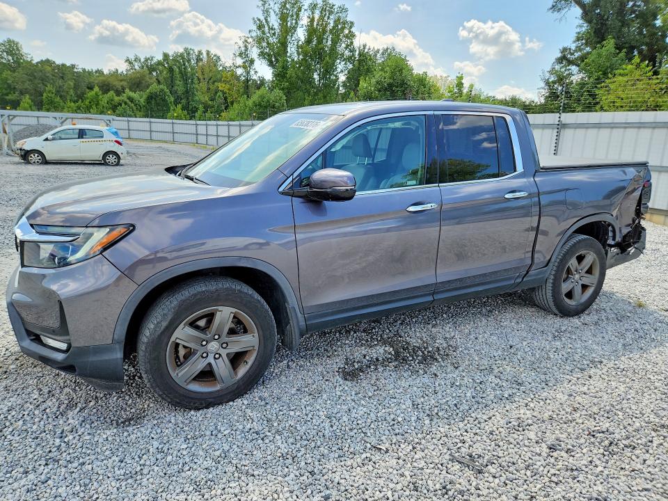 2022 Honda Ridgeline VIN 5FPYK3F73NB010654 — COPART salvage auction photo