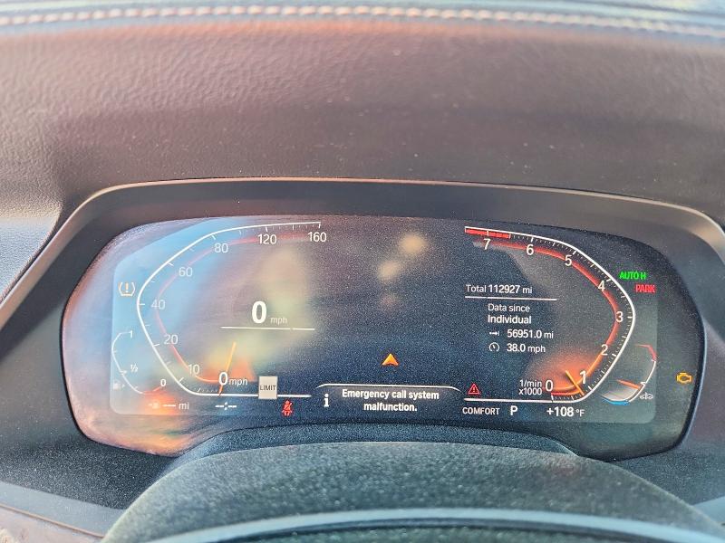 2019 BMW X5 VIN 5UXCR6C55KLL06513 COPART salvage auction — REAR END, Tx - Certificate Of Title, sold $18,000 on 2026-10-08 (photo 9)