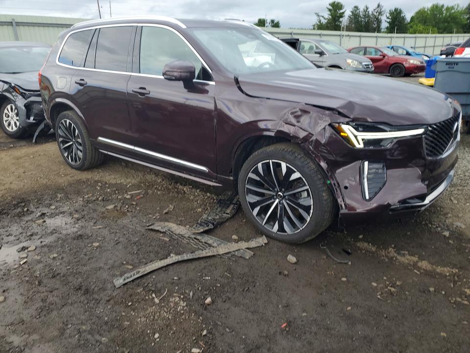 2025 Volvo Xc90 VIN YV4H60JBXS1371016 COPART salvage auction — FRONT END, Pa - Certificate Of Salvage, sold $31,250 on 2026-09-18 (photo 4)