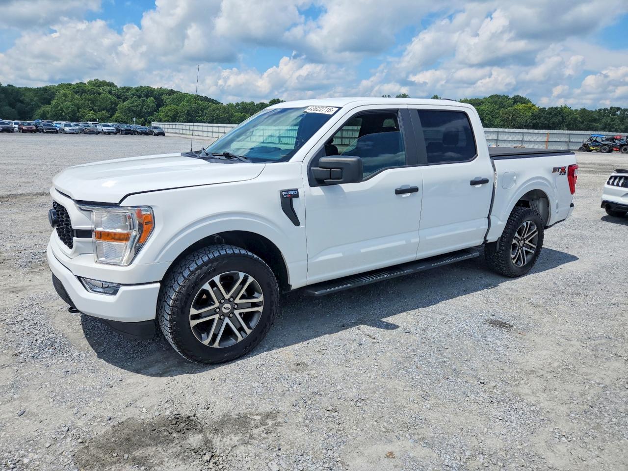 2021 Ford F-150 Lightning VIN 1FTEW1EP8MFB60193 — COPART salvage auction photo