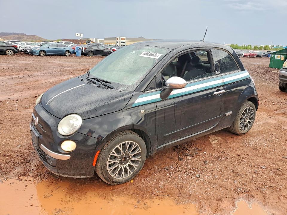 2012 Fiat 500 VIN 3C3CFFCR4CT269610 COPART salvage auction — SIDE, Pa - Certificate Of Salvage, sold $750 on 2026-09-15 (photo 1)