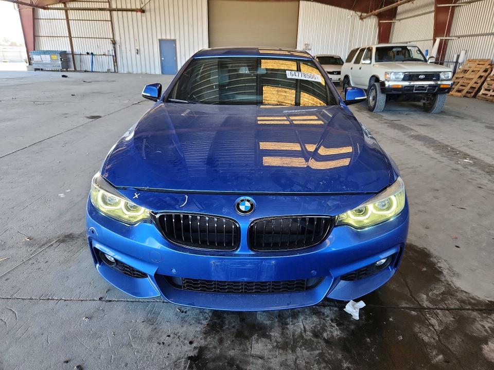 2018 BMW 4 series VIN WBA4J1C59JBM10441 COPART salvage auction — FRONT END, Ca - Salvage Certificate, sold $8,900 on 2026-09-03 (photo 5)