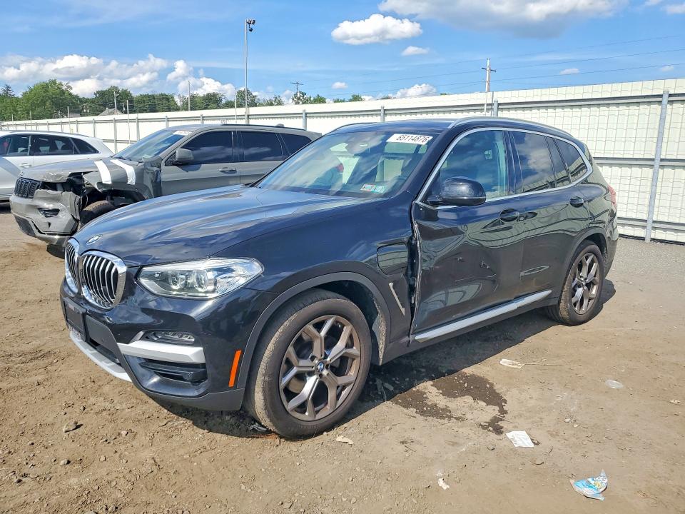 2021 BMW X3 VIN 5UXTS1C00M9F45143 — COPART salvage auction photo