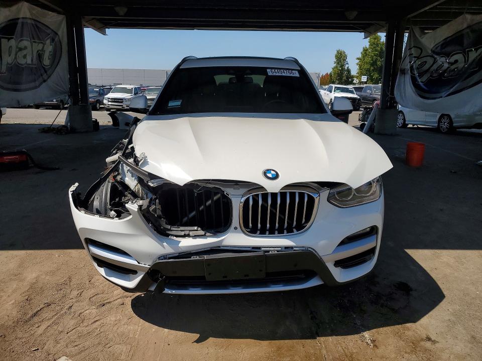 2020 BMW X3 VIN 5UXTY5C01LLT34330 COPART salvage auction — FRONT END, Ca - Salvage Certificate, sold $9,000 on 2026-09-03 (photo 5)