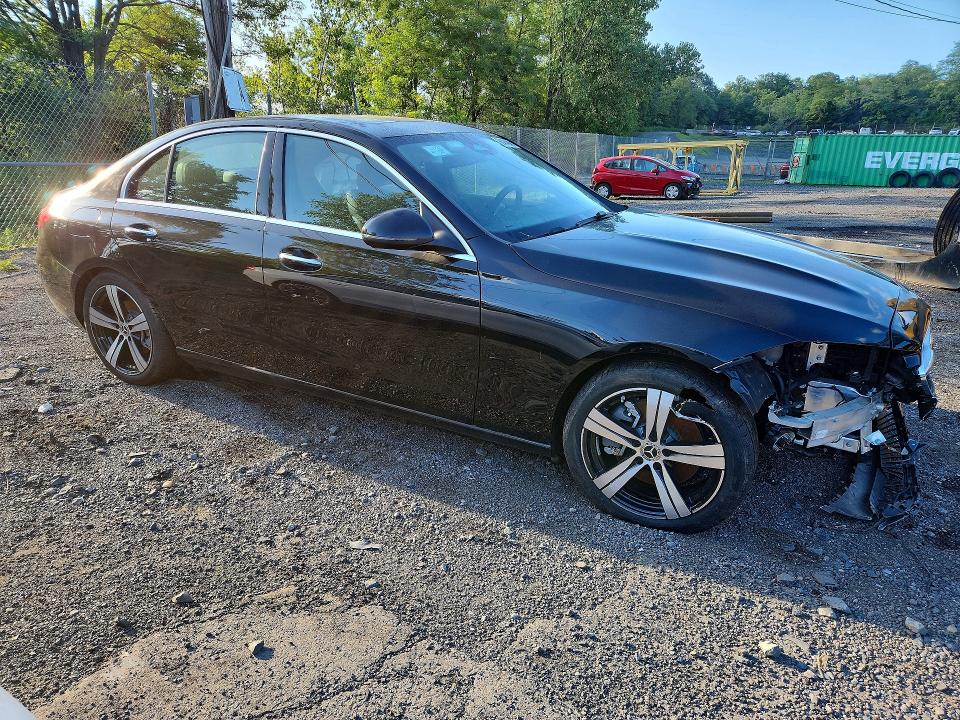 2025 Mercedes-benz C class VIN W1KAF4HB1SR271122 COPART salvage auction — FRONT END, MI - CERT OF TITLE-SALVAGE VEHICLE, sold $10,500 on 2026-09-01 (photo 4)