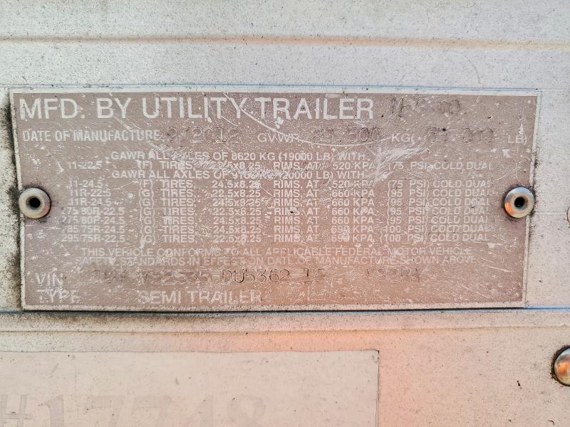 2013 Utility trailer manufacture Utility tr VIN 1UYVS2535DU536215 COPART salvage auction — MINOR DENT/SCRATCHES, ME - CERTIFICATE OF TITLE, sold $2,650 on 2026-09-09 (photo 8)
