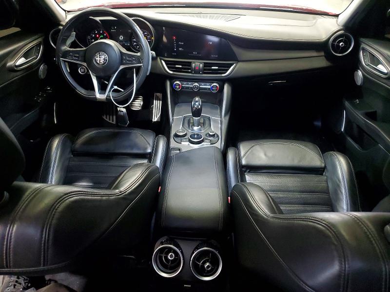 2019 Alfa romeo Giulia VIN ZARFANBN6K7612720 COPART salvage auction — FRONT END, WV - CERTIFICATE OF TITLE (P), sold $6,700 on 2026-08-06 (photo 8)