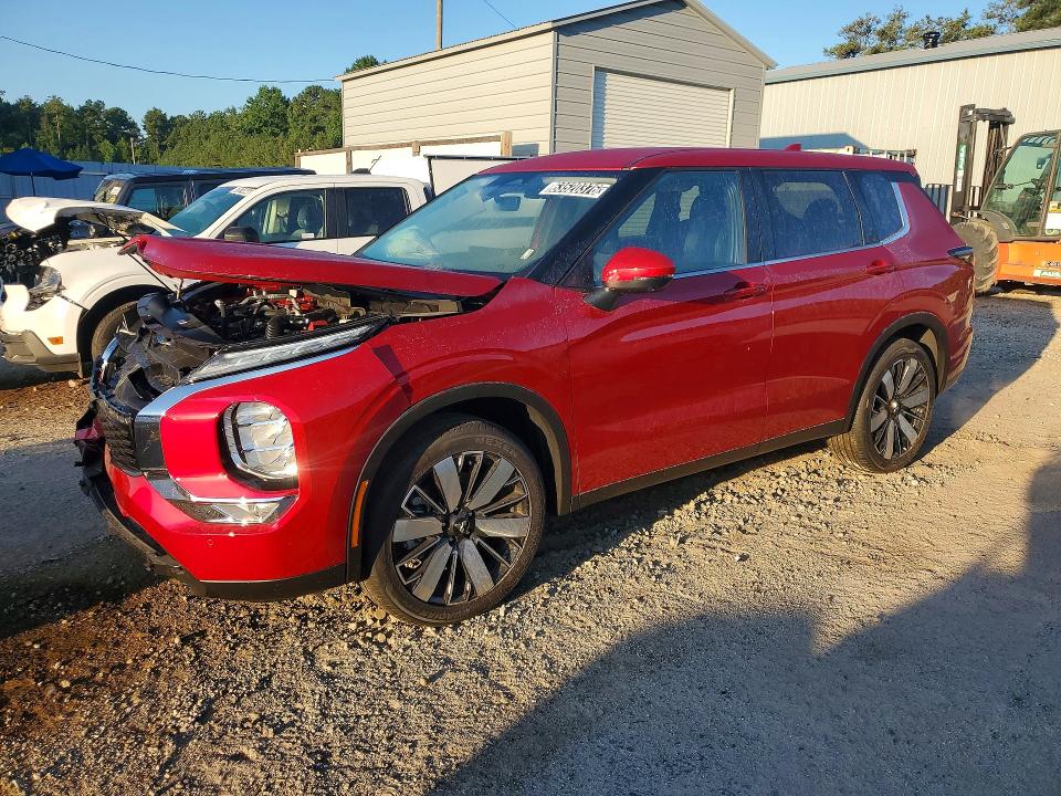 2026 Mitsubishi Outlander VIN JA4J3VAB1TZ044687 COPART salvage auction — FRONT END, GA - CERTIFICATE OF TITLE (P), sold $8,100 on 2026-08-19 (photo 1)