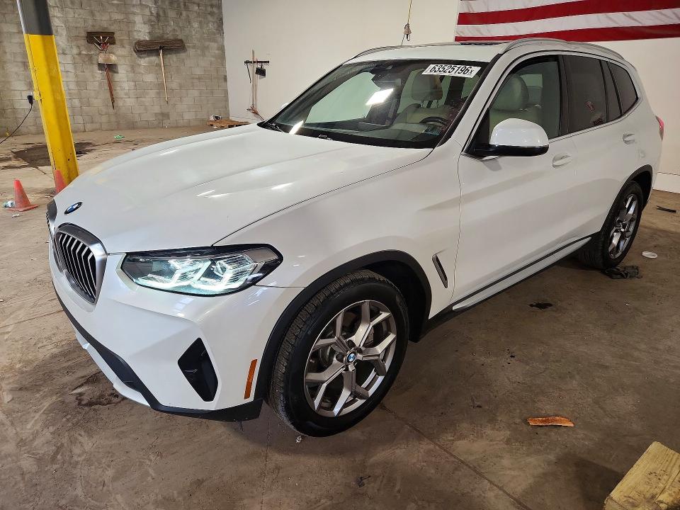 2022 BMW X3 VIN 5UX43DP01N9N17847 — COPART salvage auction photo