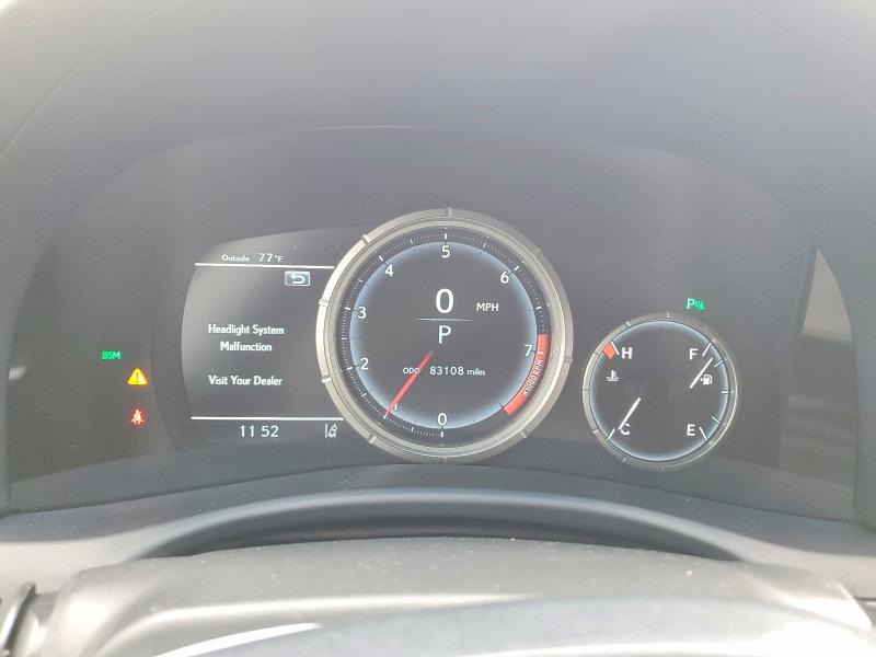 2018 Lexus GS VIN JTHCZ1BL6JA009375 COPART salvage auction — FRONT END, Salvage Title, sold $12,975 on 2026-09-17 (photo 9)
