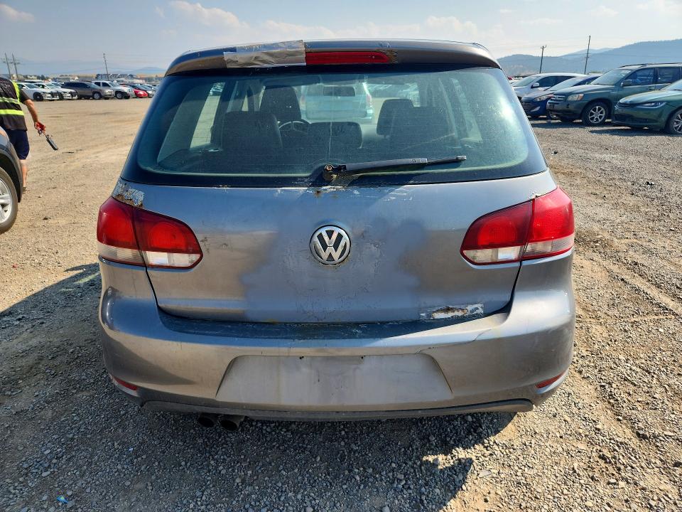 2013 Volkswagen Golf VIN WVWDB7AJ0DW140029 COPART salvage auction — NORMAL WEAR, Mt - Certificate Of Title, sold $200 on 2026-08-11 (photo 6)