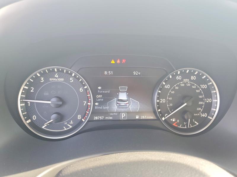 2024 Nissan Armada VIN JN8AY2DB7R9852055 COPART salvage auction — FRONT END, Salvage Title, sold $25,250 on 2026-08-31 (photo 9)