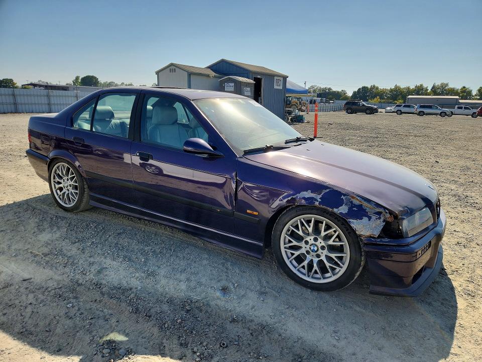 1998 BMW M3 VIN WBSCD9323WEE09197 COPART salvage auction — FRONT END, CT - DIS/DLR/EXP ONLY CLEAN TITLE, sold $5,700 on 2026-10-08 (photo 4)