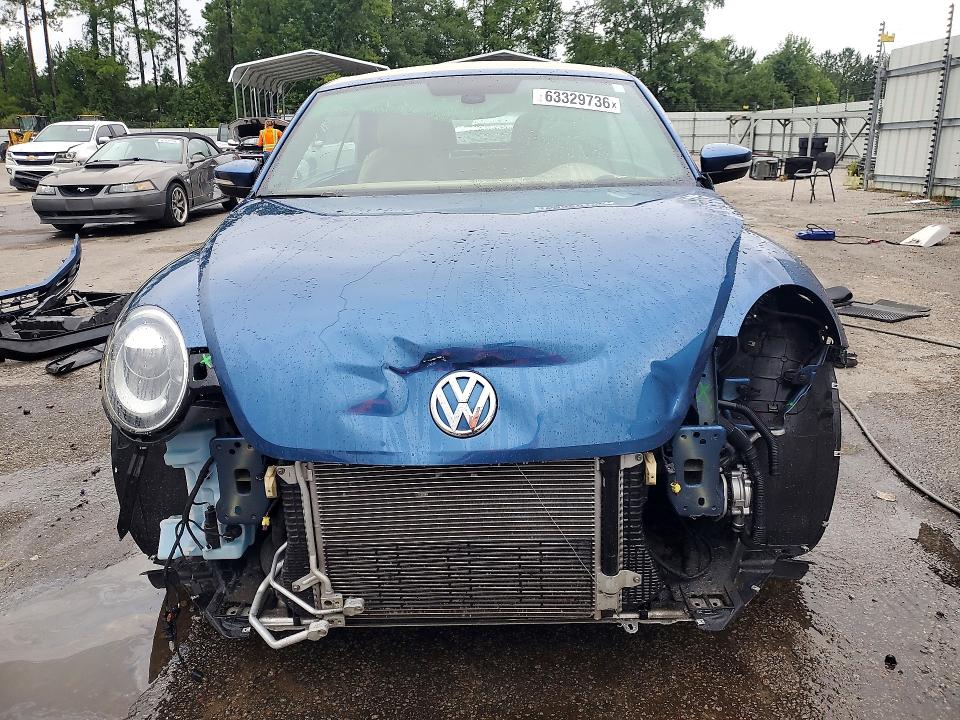 2018 Volkswagen Beetle VIN 3VW5DAAT4JM518178 COPART salvage auction — FRONT END, Sc - Cert Of Title-Salvage, sold $8,000 on 2026-08-31 (photo 5)