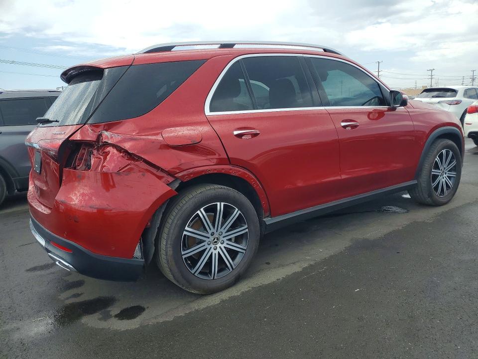 2025 Mercedes-benz Gle VIN 4JGFB4FEXSB324526 COPART salvage auction — REAR END, Ca - Salvage Certificate (P), sold $29,250 on 2026-08-19 (photo 3)
