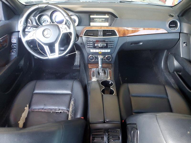 2012 Mercedes-benz C-klasse VIN WDDGF8BB4CR237042 COPART salvage auction — FRONT END, Pa - Dealer Only Clean Title, sold $550 on 2026-08-12 (photo 8)