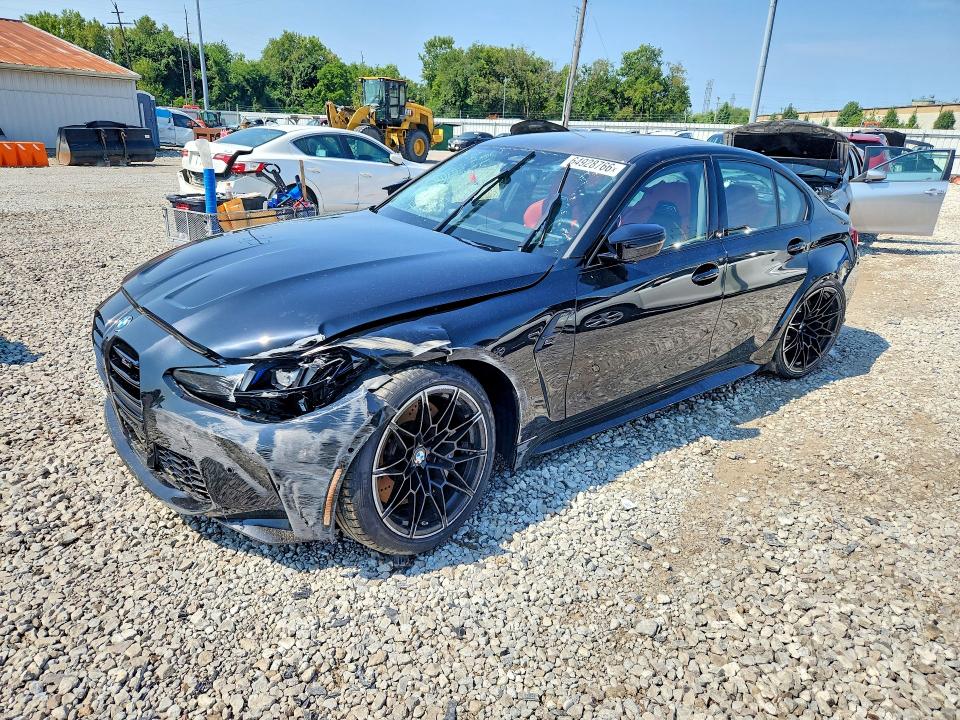 2025 BMW M3 VIN WBS33HJ01SFU21591 — COPART salvage auction photo