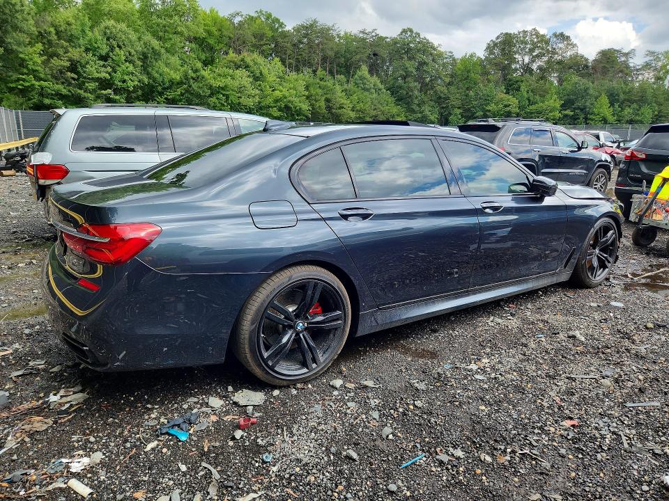 2018 BMW 7er VIN WBA7F0C59JGM22648 COPART salvage auction — FRONT END, Md - Cert Of Salvage > 75% Damage, sold $4,400 on 2026-08-14 (photo 3)