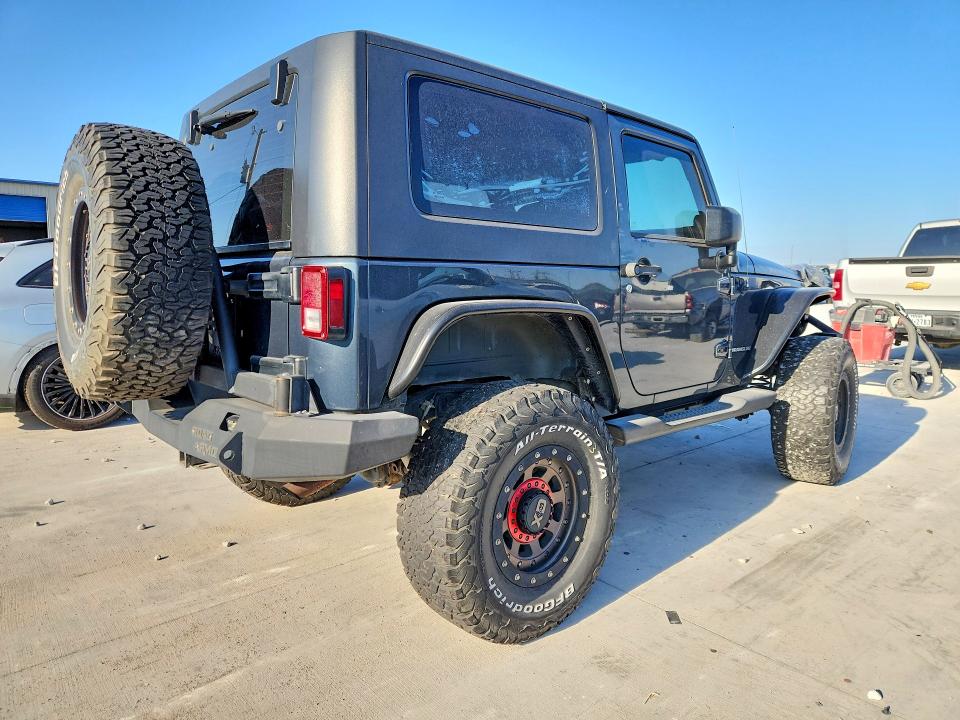 2007 Jeep Wrangler / VIN 1J8GA64107L198789 COPART salvage auction — UNDERCARRIAGE, Tx - Salvage Vehicle Title, sold $4,800 on 2026-09-11 (photo 3)