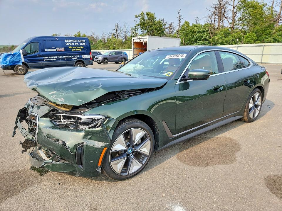 2024 BMW I4 VIN WBY73AW07RFR57611 — COPART salvage auction photo