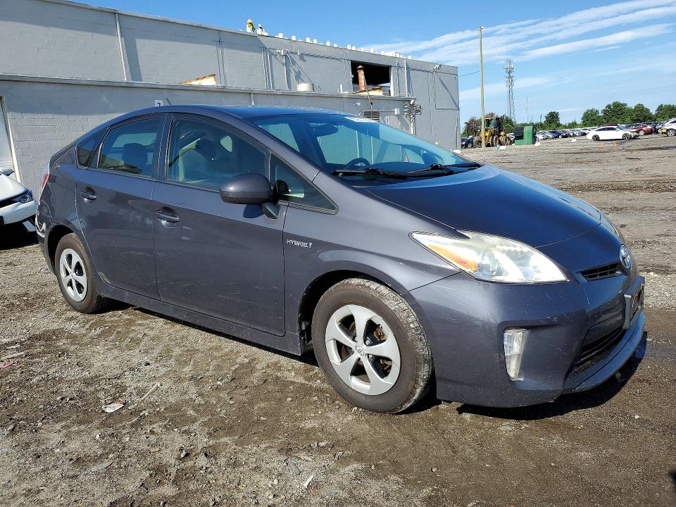 2013 Toyota Prius VIN JTDKN3DU3D5574688 COPART salvage auction — MINOR DENT/SCRATCHES, Va - Certificate Of Title, sold $2,200 on 2026-09-01 (photo 4)