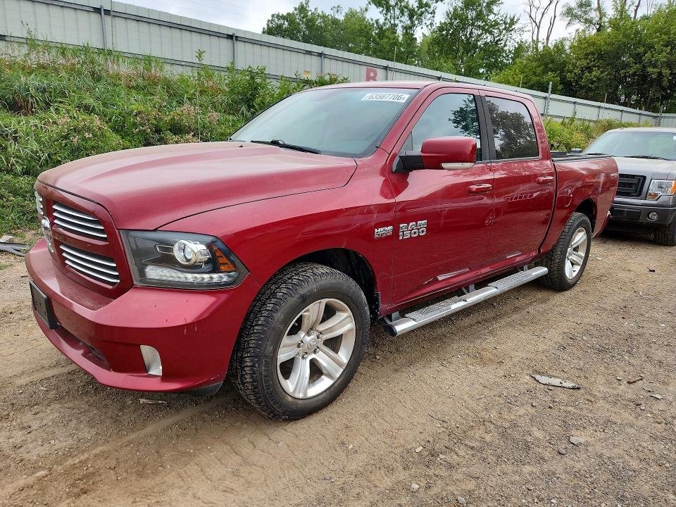 2015 Ram 1500 VIN 1C6RR7MT3FS504718 COPART salvage auction — MECHANICAL, Mi - Dealer Only Clean Title, sold $250 on 2026-08-12 (photo 1)