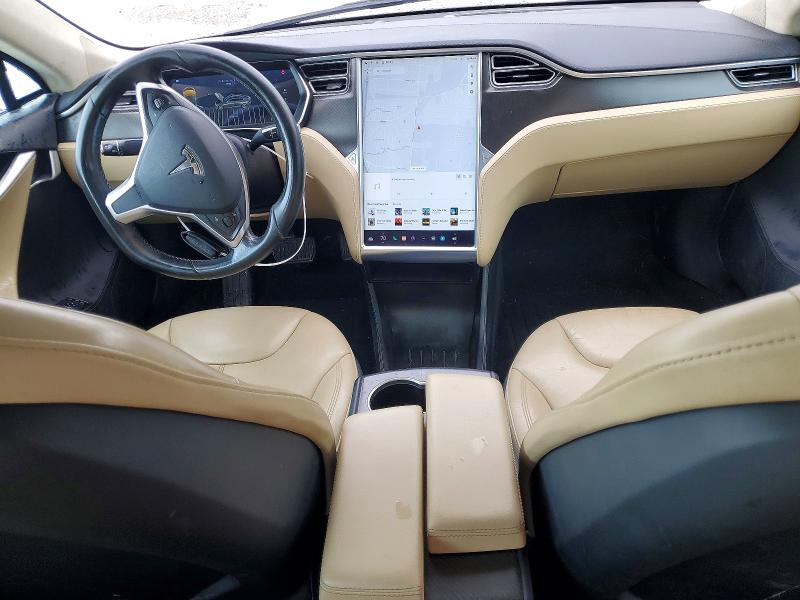 2015 Tesla Model s VIN 5YJSA1E23FF103073 COPART salvage auction — HAIL, Oh - Certificate Of Title, sold $3,000 on 2026-08-28 (photo 8)