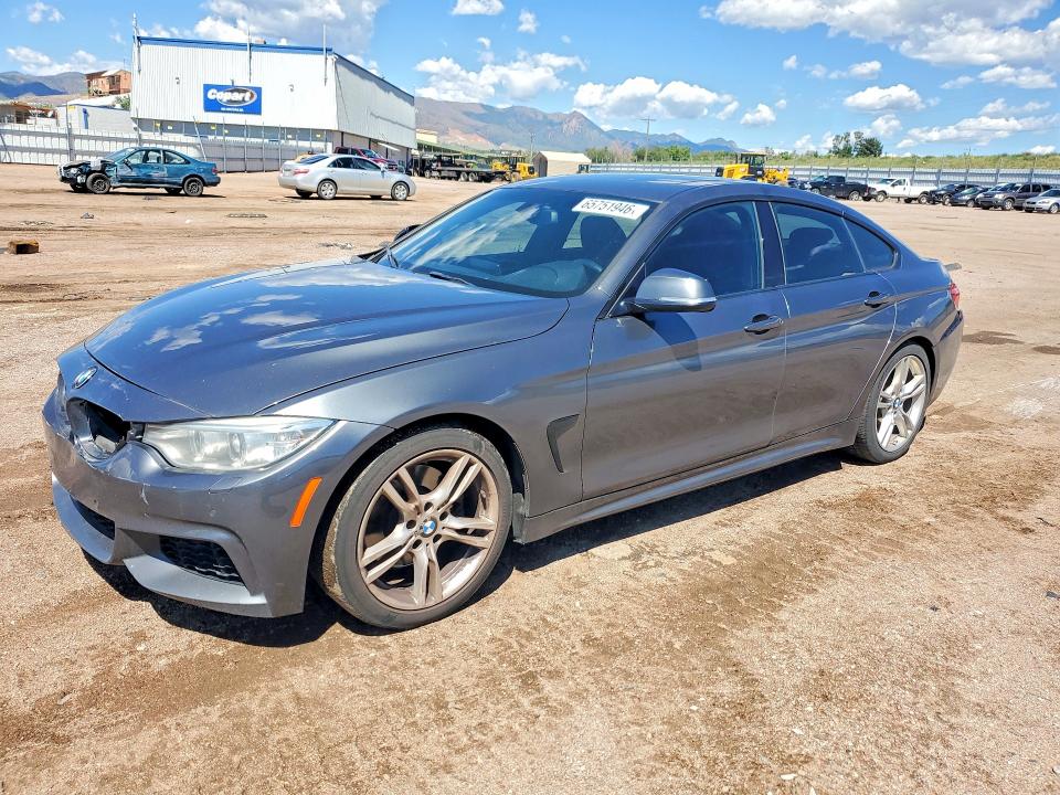 2015 BMW 4er VIN WBA4A7C55FD415313 COPART salvage auction — REAR END, CO - DIS/DLR/EXP ONLY CLEAN TITLE, sold $2,950 on 2026-08-19 (photo 1)