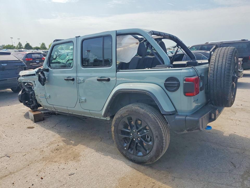 2024 Jeep Wrangler / VIN 1C4RJXP62RW276875 COPART salvage auction — ROLLOVER, Fl - Certificate Of Destruction (P), sold $9,000 on 2026-08-25 (photo 2)