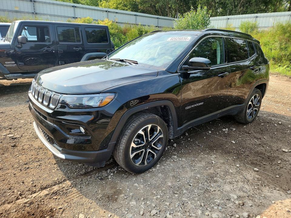 2022 Jeep Compass VIN 3C4NJDCB4NT235731 — COPART salvage auction photo
