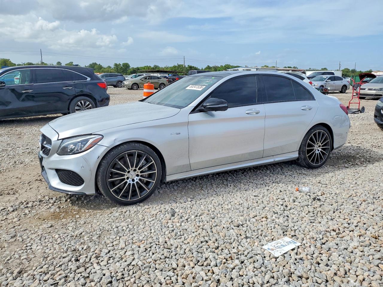 2018 Mercedes-Benz C-Class VIN 55SWF6EB2JU274470 — COPART salvage auction photo