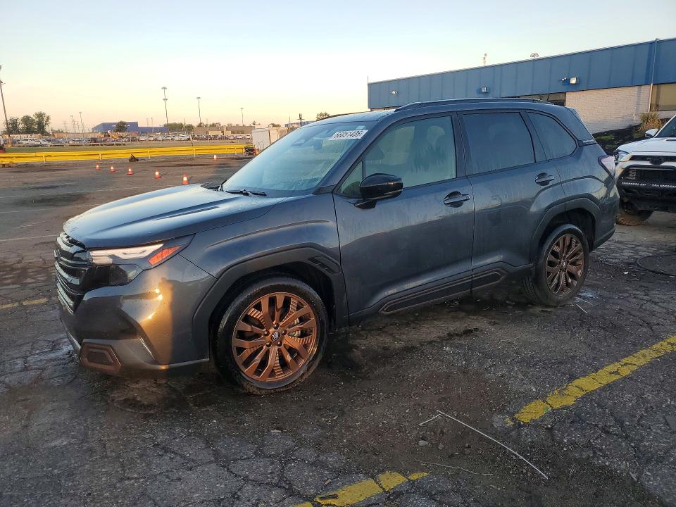 2025 Subaru Forester VIN JF2SLDHC3SH433825 COPART salvage auction — FRONT END, Salvage Title, sold $11,800 on 2026-09-15 (photo 1)