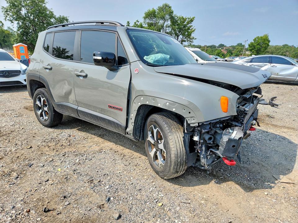 2022 Jeep Renegade VIN ZACNJDC17NPN68775 COPART salvage auction — FRONT END, VA - CERTIFICATE OF TITLE, sold $775 on 2026-08-20 (photo 4)