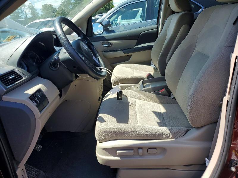 2016 Honda Odyssey VIN 5FNRL5H32GB051716 COPART salvage auction — FRONT END, Md - Cert Of Salvage < 75% Damage, sold $2,500 on 2026-08-24 (photo 7)