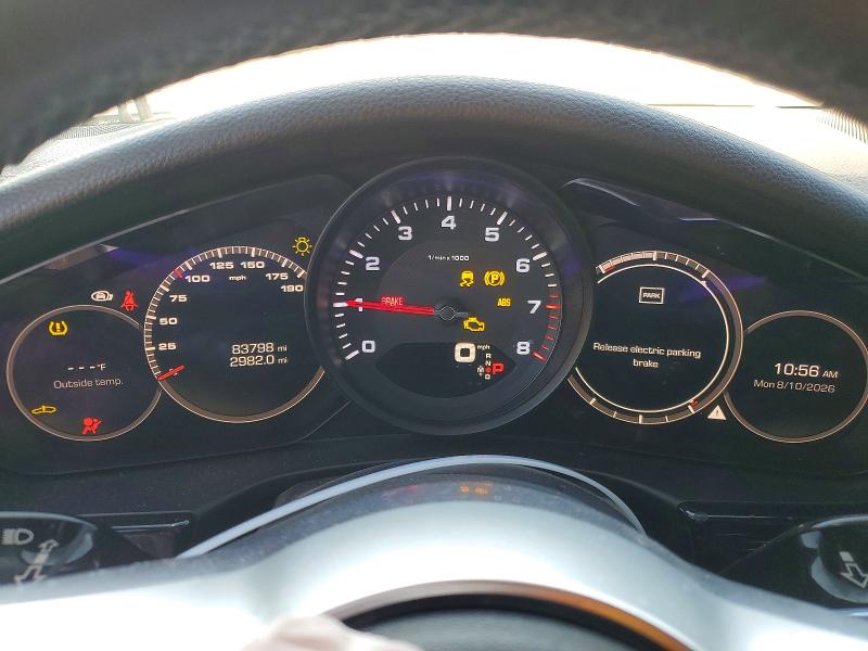 2018 Porsche Panamera VIN WP0AA2A76JL119647 COPART salvage auction — FRONT END, Fl - Cert Of Title Slvg Rebuildable, sold $10,700 on 2026-09-24 (photo 9)