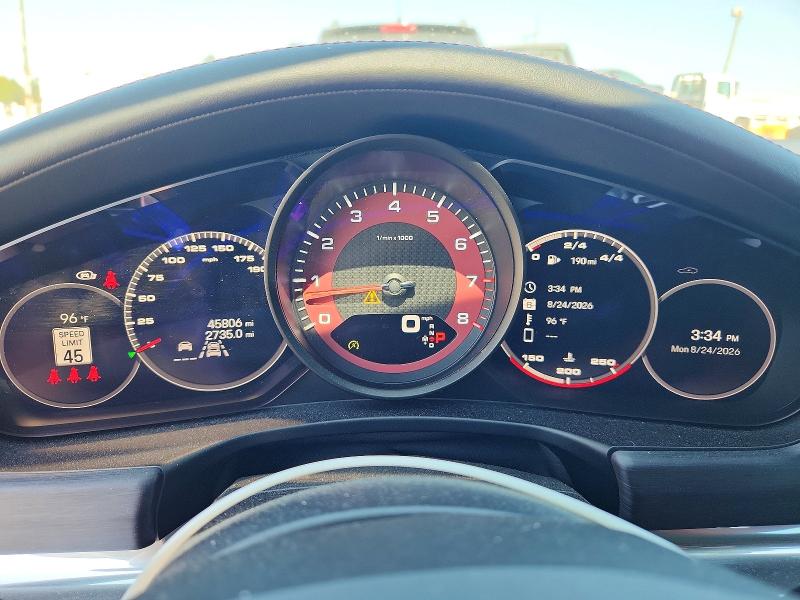 2022 Porsche Panamera VIN WP0AJ2A70NL100288 COPART salvage auction — MINOR DENT/SCRATCHES, GA - CERT OF TITLE-SALVAGE (P), sold $41,500 on 2026-09-28 (photo 9)