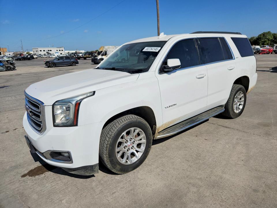 2016 GMC Yukon VIN 1GKS1BKC2GR483610 COPART salvage auction — FRONT END, TX, sold $0 on 2026-10-05 (photo 1)