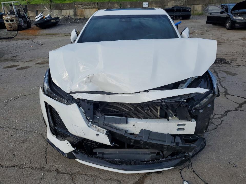 2023 Cadillac Ct5 VIN 1G6DU5RK1P0118093 COPART salvage auction — FRONT END, Ny - Mv-907A Salvage Certificate, sold $9,200 on 2026-09-03 (photo 5)