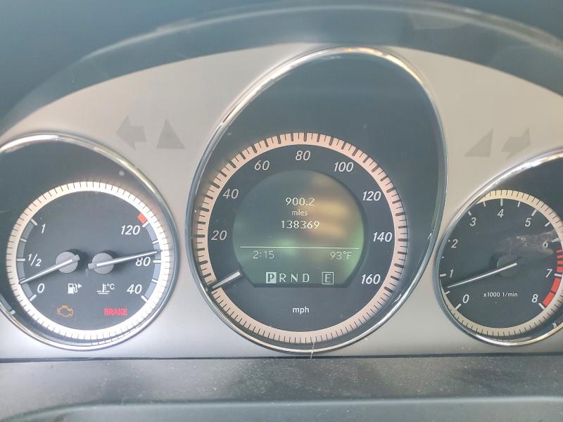 2011 Mercedes-benz C class VIN WDDGF8BB7BR183105 COPART salvage auction — FRONT END, PA - CERTIFICATE OF SALVAGE, sold $650 on 2026-09-07 (photo 9)