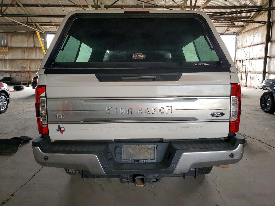 2017 Ford F250 VIN 1FT7W2BT9HEE96401 COPART salvage auction — ROOF, Az - Cert Of Title - Salvage, sold $14,900 on 2026-08-26 (photo 6)
