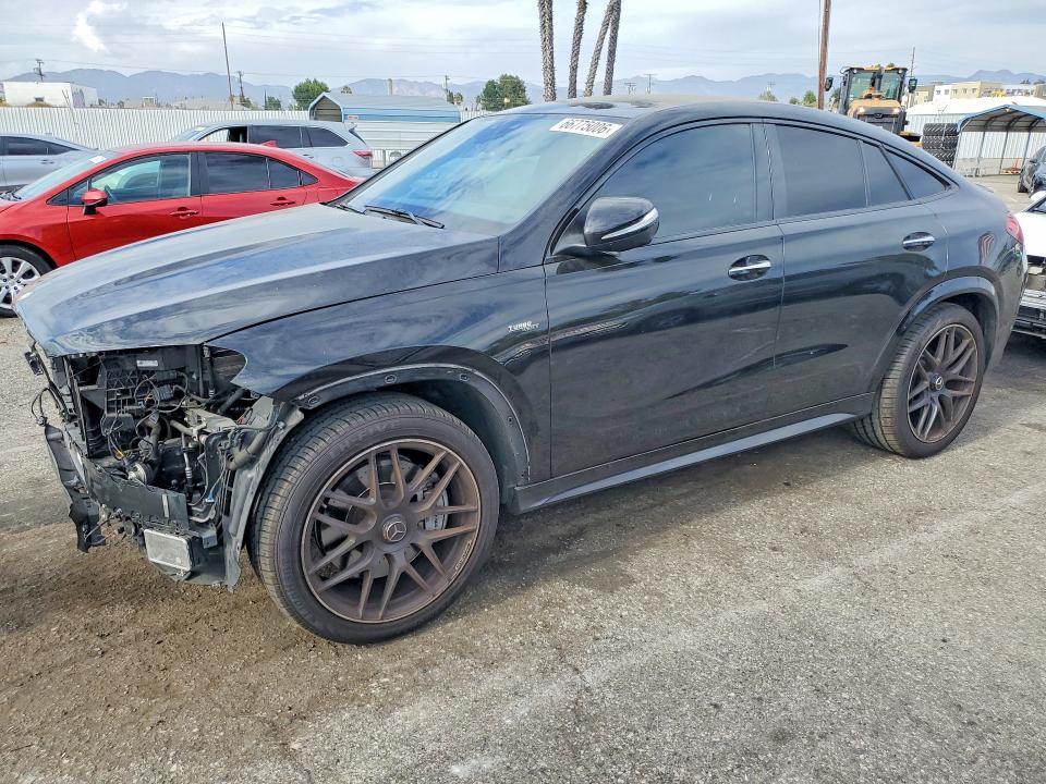 2024 Mercedes-benz Gle coupe VIN 4JGFD6BB4RB025089 COPART salvage auction — FRONT END, Ca - Salvage Certificate, sold $52,000 on 2026-09-29 (photo 1)