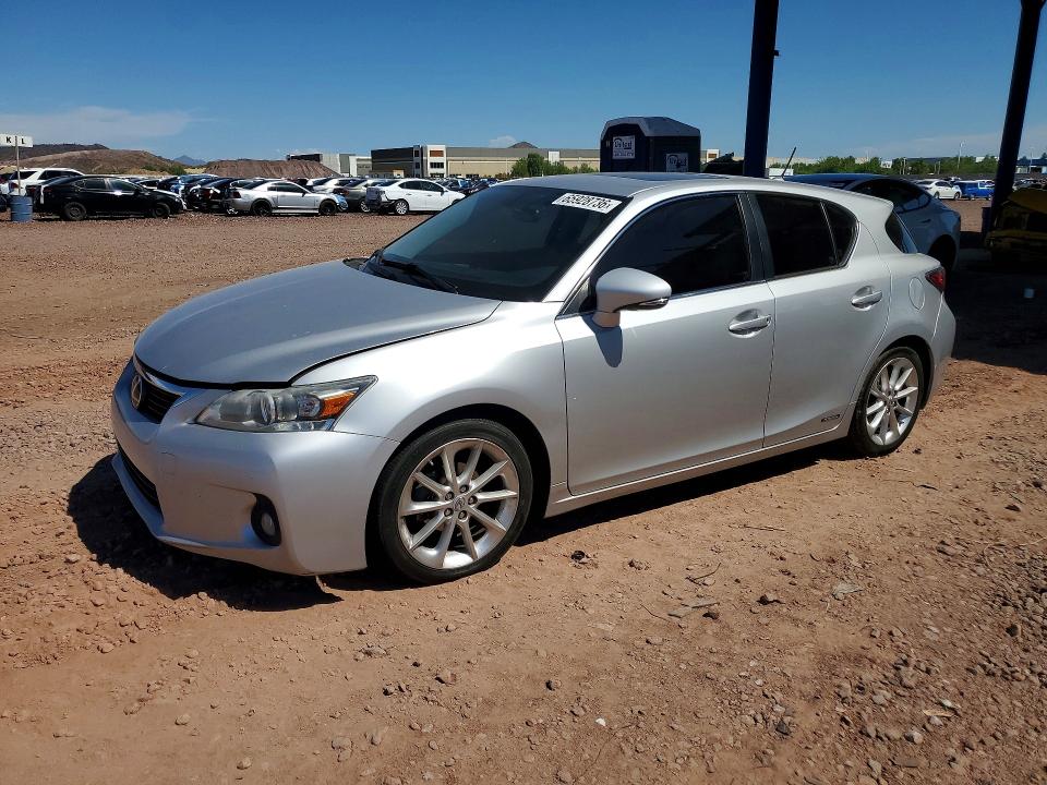 2012 Lexus Ct VIN JTHKD5BH3C2109685 COPART salvage auction — MECHANICAL, Az - Certificate Of Title, sold $2,350 on 2026-09-08 (photo 1)