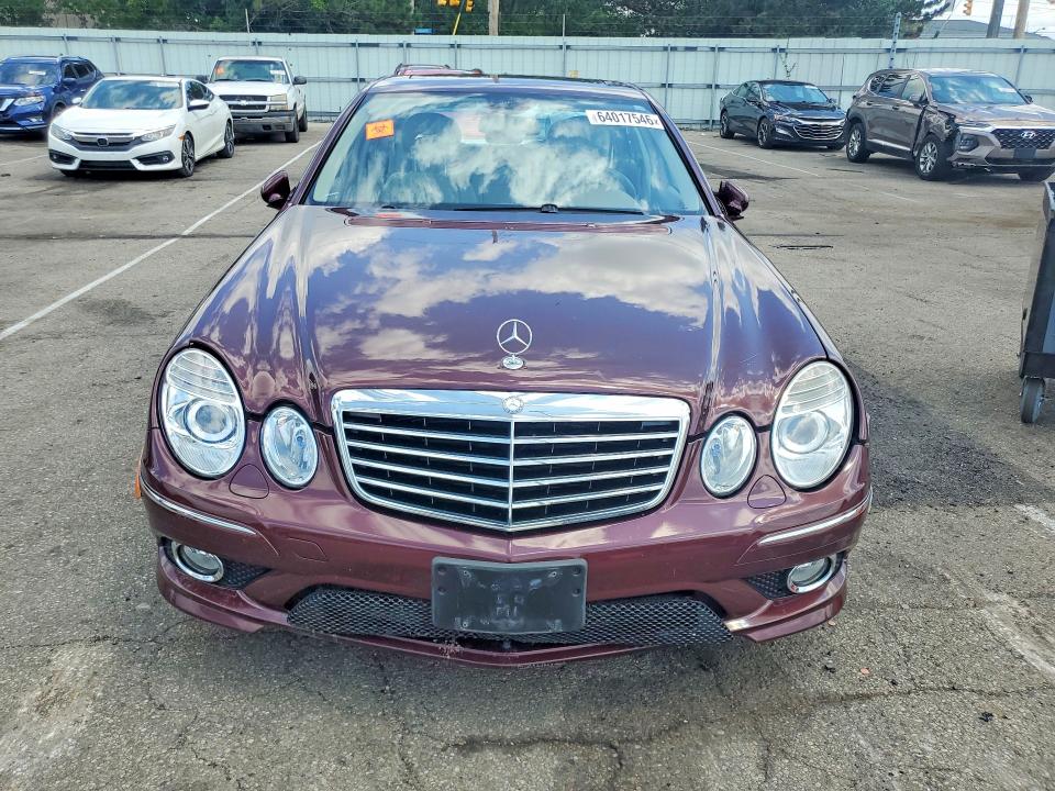2009 Mercedes-benz E-class VIN WDBUF87XX9B415036 COPART salvage auction — FRONT END, Oh - Cert Of Title-Salvage, sold $1,700 on 2026-08-14 (photo 5)
