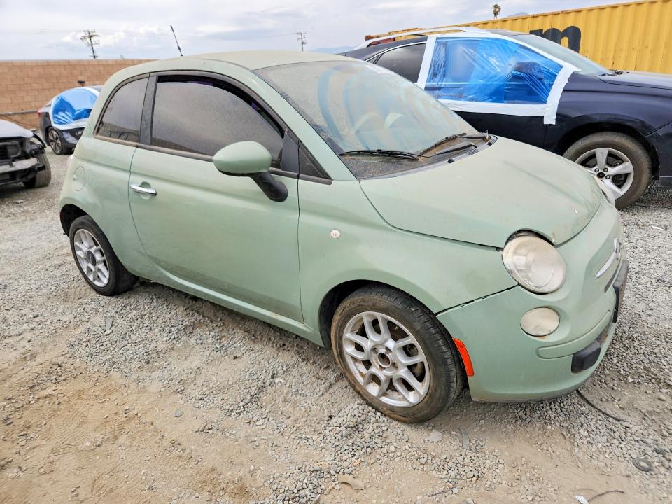 2012 Fiat 500 VIN 3C3CFFARXCT209849 COPART salvage auction — MINOR DENT/SCRATCHES, Ca - Cert Of Title-Salvaged, sold $175 on 2026-09-30 (photo 4)
